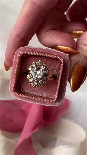 1.6K views · 94 reactions | A ring set that absolutely takes our breath away! ❤️‍ | Maejean Vintage | Facebook