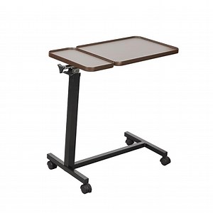 [Hot Item] Adjustable Double Top Table Overbed Table for Hospital Use