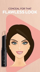 Get a snatched look using the Avon True Color Flawless Concealer Stick. It looks natural in every light and gives you a smooth & creamy feel. #concealer #conceal #avon #makeupskincare #makeup #avon #avonindia #135yearsavon #skincarebyavon #makeupbyavon #avonproducts | Avon