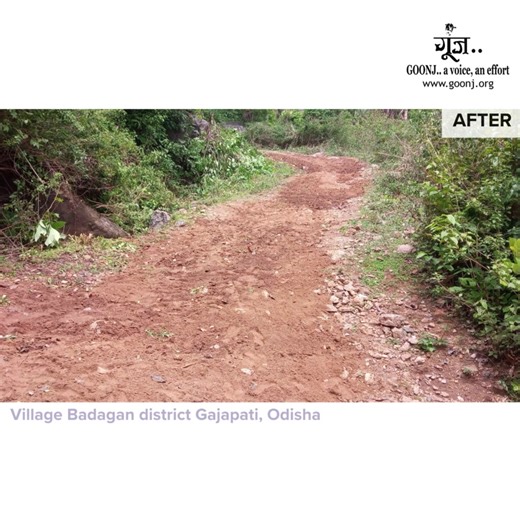 Goonj facilitates smooth passages. #Goonj #community #rurallife #socialwork | GOONJ