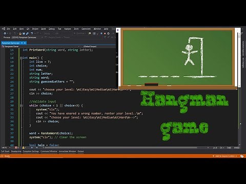 Hang Man game using C++