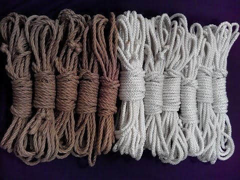 How to tie Shibari: Coiling rope for storage