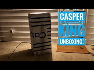 Casper King Size Mattress Unboxing