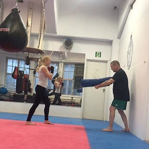Axe kicks with Mikko Lähteenpää 🙂 | Jessica Wolff