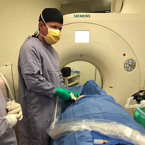 Cryoablation of right breast cancer, with injection of OX40/CpG into ablated mass and malignant axillary adenopathy. #immunotherapy #lungcancer #breastcancer #keytruda #yervoy #bonecancer #cancer #williamscancerinstitute www.williamscancerinstitute.com | Williams Cancer Institute