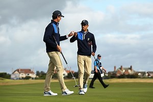 Americans set up Sunday singles showdown at Walker Cup after cutting GB&I lead to one point in morning foursomes