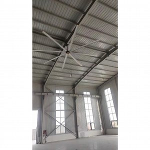 [Hot Item] Commercial Quiet Big Ceiling Fan Industrial Cooling Solution DC Permanent Magnet Synchronous Motor Industrial Ceiling Fan