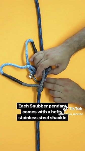 Cómo unir tu colgante snubber Mantus a la cadena de ancla