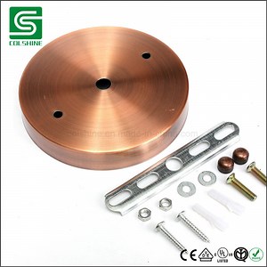 [Hot Item] Vintage Metal Ceiling Rose Ceiling Canopies for Pendant Lamp