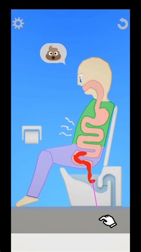 eating simulator !! potty 💩 !! #eatingsimulator