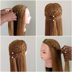 13K views · 262 reactions | Learn to Make Stylish Braided Hairstyle | DIY Hacks | Facebook
