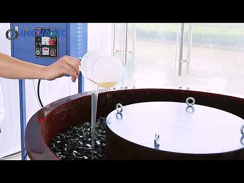 Inovatec VB(B) Vibratory Polishing Machine with straight wall design, mass Finishing Equipment