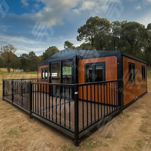 [Hot Item] Prefabricated 2 Bedroom Tiny Container House Portable Luxury Modern Modular Homes Cabin Granny Flat