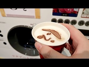 Yojiya Cafe Latte Art Vending Machine