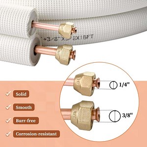 [Hot Item] Air Conditioner Copper Tube 3/8 Copper Pipes for Air Conditioning AC Line Sets