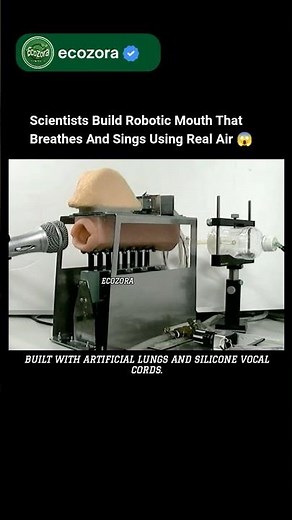 This Robot Mouth Can Actually Sing Like Humans 😱 #AI #Robotics #technology #Science