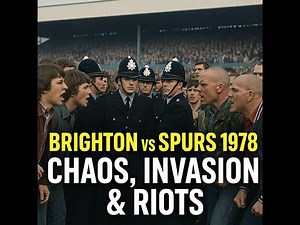 Spurs vs Brighton 1978: Chaos, Invasion and Riots on the Coast!