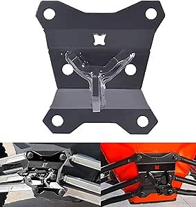 Goldfire Maverick X3 Hitch Accessories,UTV Rear Receiver Hitch Rear Tow Hook Pull Plate Radius Rod Tow Recovery Hook for Can Am Maverick X3 (Black)