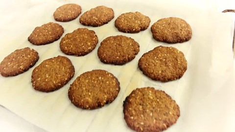 Attention Vegans , presenting nut butter cookies