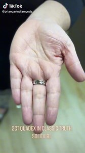 2ct Quadex ring of the day! #BrianGavinDiamonds #Diamond #DreamRing | Brian Gavin Diamonds