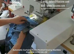 Make your home life smarter, FOXSEW FX2210G-CP automatic curtain sewing machine Easily make high-quality blinds pleats, one-button operation, saving time and effort. #FOXSEW #automaticcurtain #sewingmachine #hometextilemanufacturing #industrialsewingsolution #InnovationInSewing | Foxsew Sewing Machines