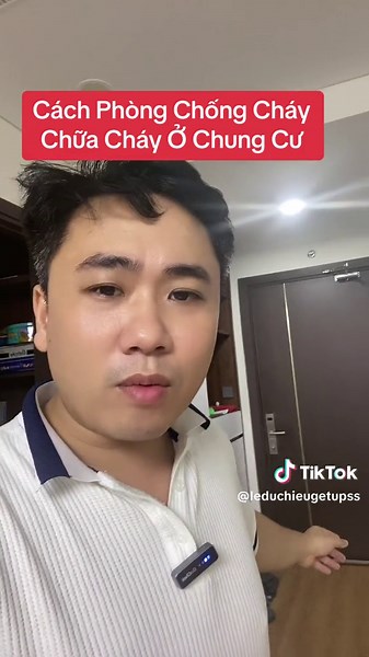 Cách phòng cháy chữa cháy hiệu quả ở chung cư