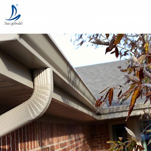 [Hot Item] Downspout Manufacturer China Metal Roof Rain Drain Half Pipe Gutter Profiles Aluminum Guttering Price