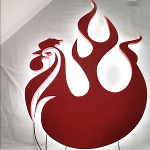 [Hot Item] Acrylic Backlit Advertising Sign 3D Halo Lit LED Letter Billboard