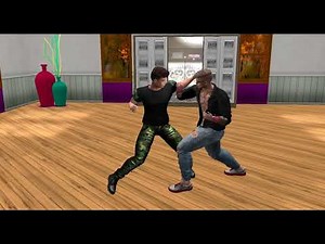 Explosive animation - One two Punches | #3d #animation for ‪@secondlife‬