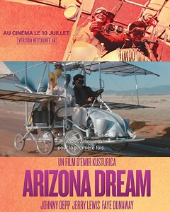 5.7K views · 206 reactions | ARIZONA DREAM will be re-released in cinemas across France tomorrow July 10th  starring Johnny Depp, Jerry Lewis, Faye Dunaway, Lili Taylor and Vincent Gallo. Watching it on the big screen will actually be a dream come true ☁️ #JohnnyDepp | IFOD | Facebook