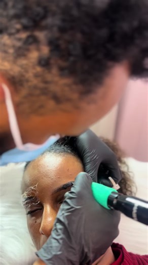 Pink hair cut on TikTok