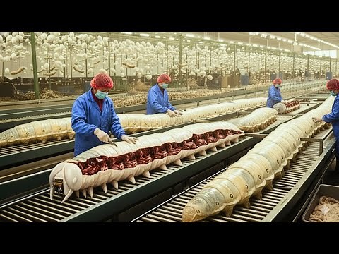 Inside the Silk-Production Factory: From Silkworm Cocoon to High-End Luxury Fabric (Full Process)