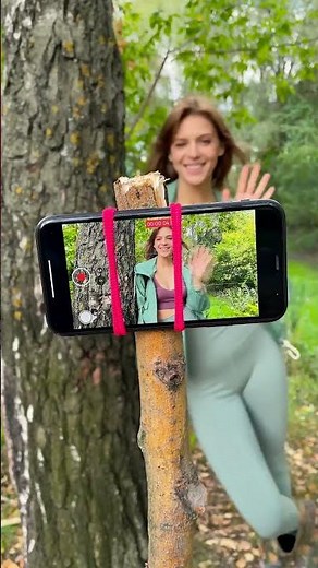 Take EPIC selfies in the wild +top camping tips! 🤩📸🏕️ #campinghacks