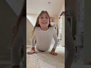 Good leg and bad leg gymnastics challenge fun 🤩😄