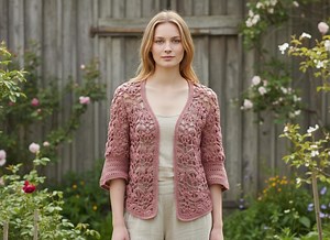 Mykonos Lace Crochet Shrug Pattern Cotton Beach PDF - Etsy Canada