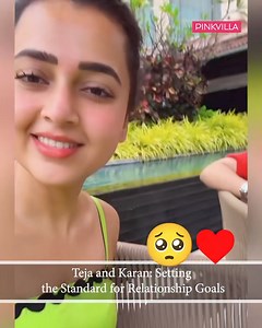 Teja and Karan exemplify what it means to be a couple. Their love, support, and connection inspire everyone around them, showing that true relationship goals are built on trust and understanding.💗✨ #Tejran #pinkvilla #trending #viral #bollywood | PinkVilla