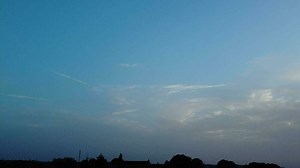 Beautiful view of sunset over England UK