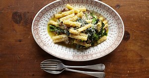 Lidia Celebrates America|Ziti with Broccoli Rabe and… | PBS Food
