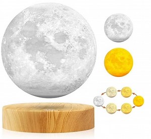 [Hot Item] New Rotating Magnetic Levitation Suspension Floating Desk LED Bulb Lamp Light for Gift