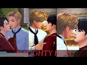 NAUGHTY BOSS episode 36 || taekook bts universe story game || Indonesia+english subtitle