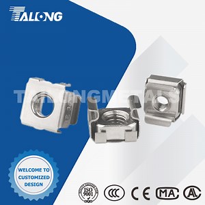[Hot Item] Spring Stainless Steel Cage Nut M4 M5 M6 M8 M10 Clip Nuts Cage Nuts