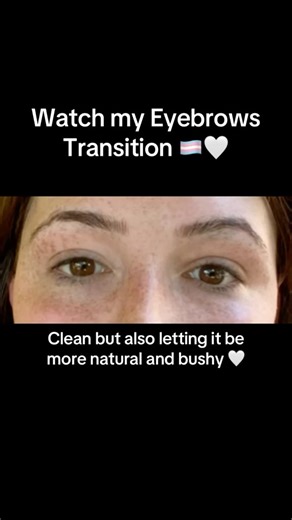 Ophelia 🏳️‍⚧️ | Eyebrows are the easiest way to feminize your face! Id recommend going to a professional because some of these were flops 😭🤍🏳️‍⚧️ #trans... | Instagram