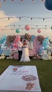 Isika & Chandimal 💕 An absolutely beautiful Gender Reveal party for this adorable couple.. Isika Jayasekara Lokuge Dinesh Chandimal #genderreveal #pinkorblue #babyontheway #adorable #couple #SriLankaCricket #DineshChandimal #colombo #srilanka | Events by Partylicious