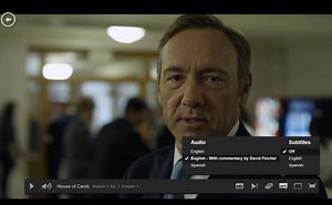 Netflix adds director's commentary option to House of Cards season one