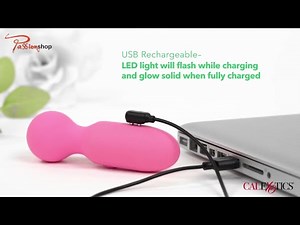 First Time Rechargeable Pink Massager | CalExotics Demo & Features