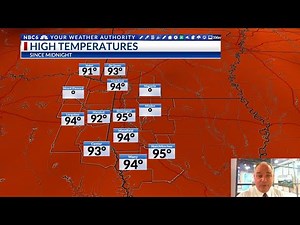 Hot and humid weather continues with rain increasing late this weekend (Evening update)