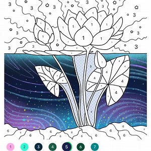 Libro de colorear gratis | Paint By Number