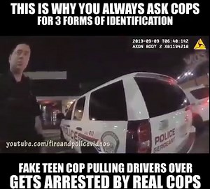 Fake Teen Cop Pulling Over Drivers Gets Arrested By Real Cops. | Mix, Fix & Go