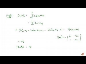 Multiplication of a matrix A with identity matrix