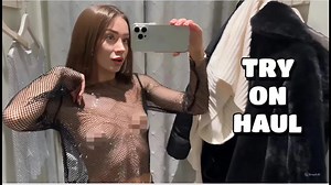4K Black and Silver T Shirts Try On Transparent Try on Haul 2024 with Katyvaty 0:00 most of the video shows nips - YTboob